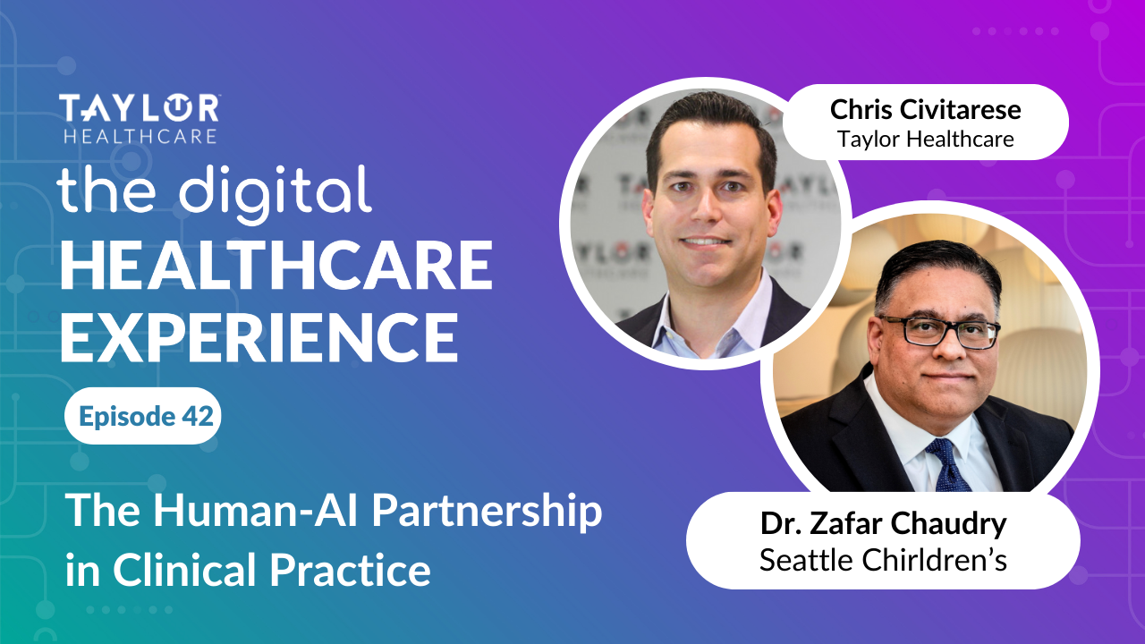 Featured image for post: The Digital Healthcare Experience - The Human-AI Partnership in Clinical Practice